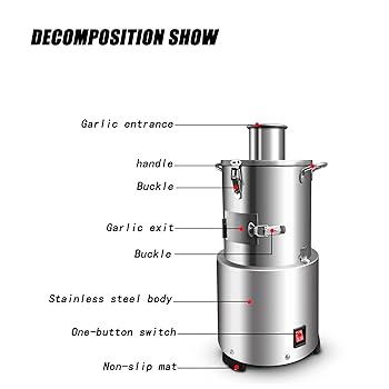 にんにく皮むき機 Amazon | にんにく皮むき機、電気全ニンニク皮むき機、30kg/h